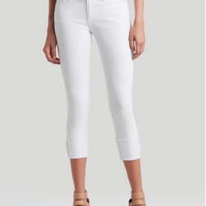 Joe’s - Cuff Crop Flawless White Jeans - sizes 28